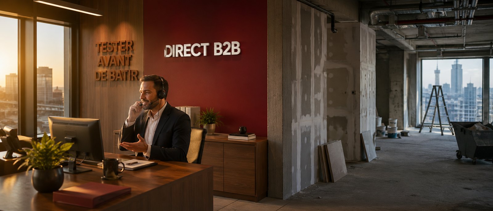 Bureau de Montréal contre bureau de Toronto à construire en prospection bilingue