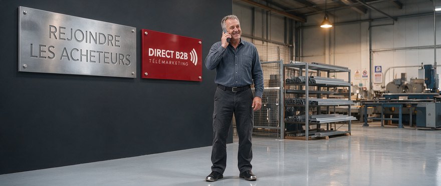 Prospection téléphonique manufacturier Québec : rejoindre les acheteurs industriels